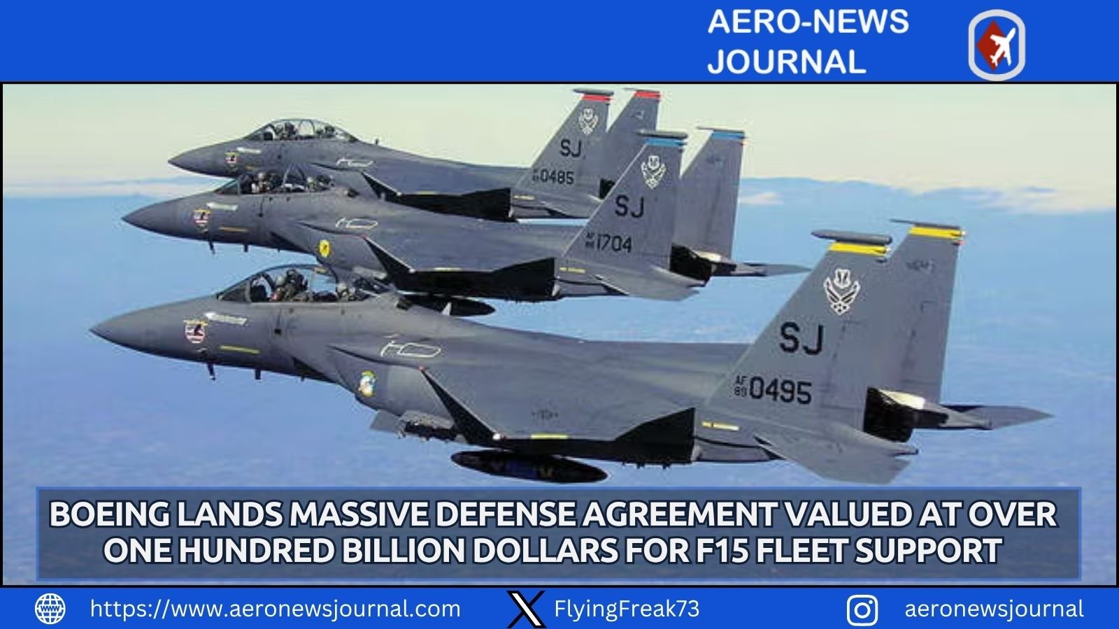 Boeing lands a massive $131.23 billion F-15 defense contract to deliver comprehensive aircraft support, production, and global fleet modernization.