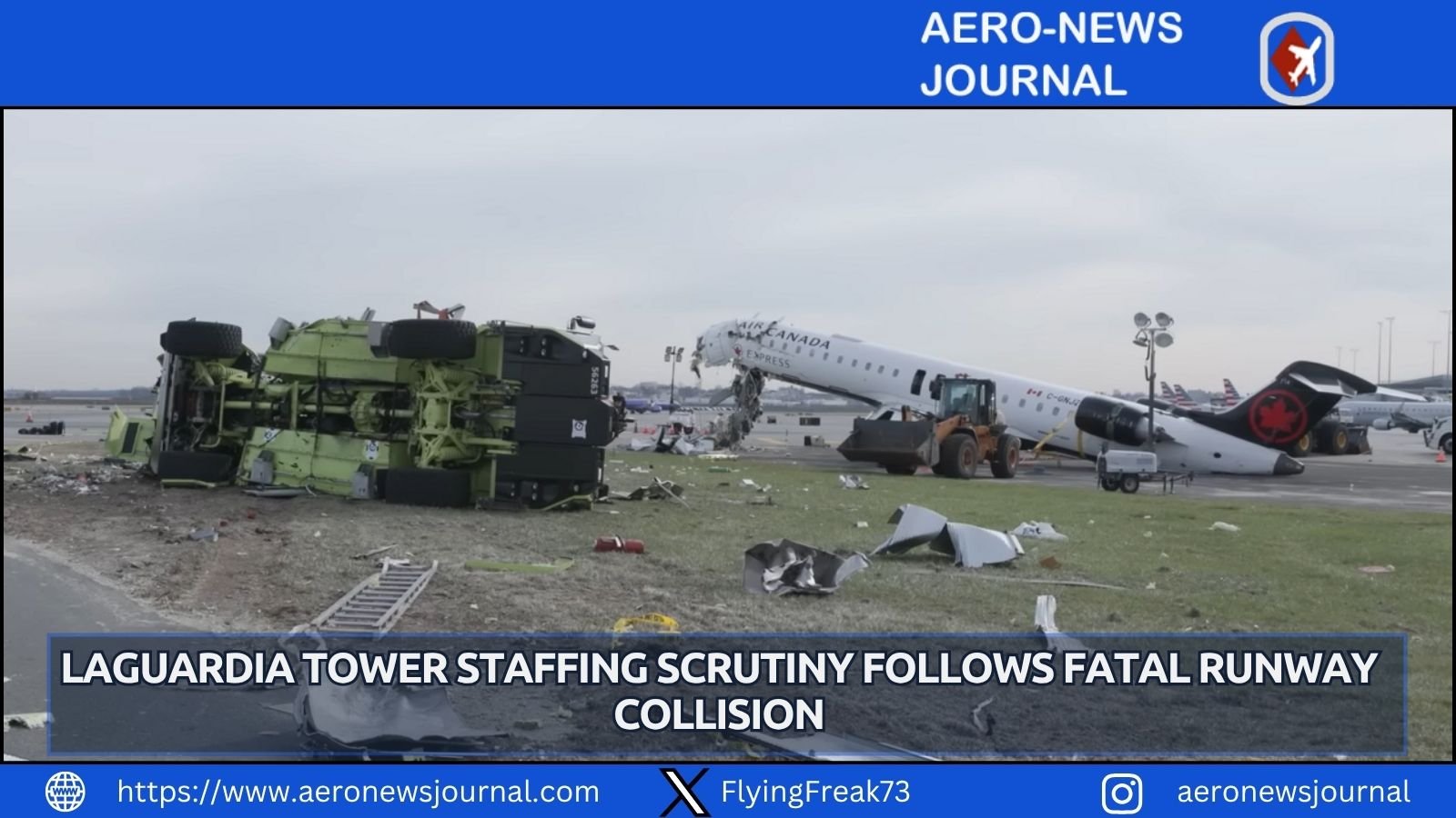 Two LaGuardia air traffic controllers allegedly left their shifts early before a fatal runway collision, prompting severe FAA disciplinary reviews.