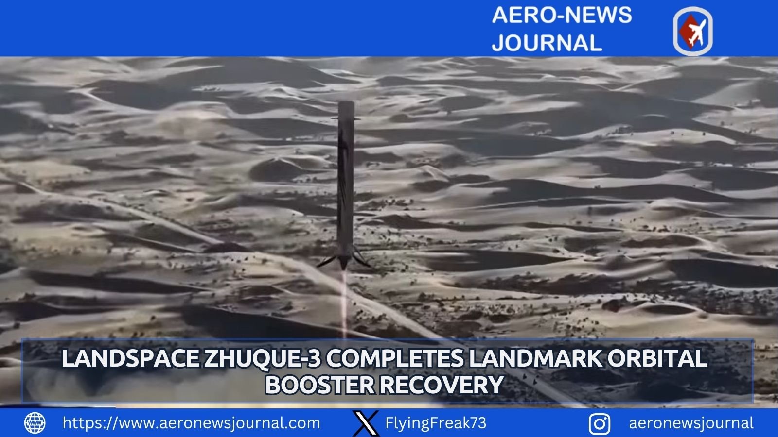 LandSpace Zhuque-3 lands orbital-class booster in landmark recovery, advancing private reusable rocket technology in China.