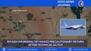 Riyadh Air Boeing 787 Makes Precautionary Return After Technical Glitch