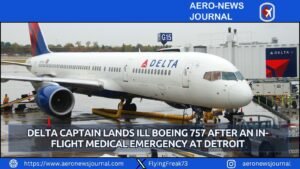 Delta Captain Lands Ill Boeing 757 After an In-Flight Medical Emergency at Detroit