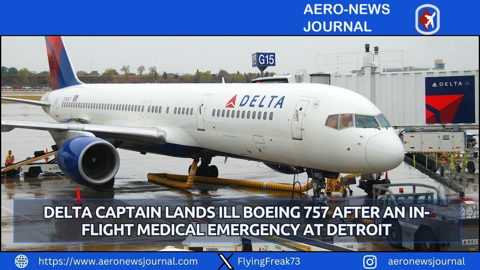 Delta captain fell very ill on DL437, declared medical emergency and safely landed the Boeing 757 in Detroit.