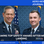 F-22 Pilot Wins Top Safety Award After Wheels-Up Landing