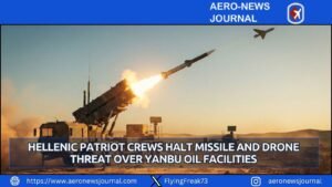 Hellenic Patriot Crews Halt Missile and Drone Threat Over Yanbu Oil Facilities