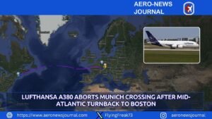 Lufthansa A380 Aborts Munich Crossing After Mid-Atlantic Turnback to Boston