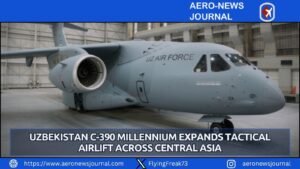 Uzbekistan C-390 Millennium Expands Tactical Airlift Across Central Asia