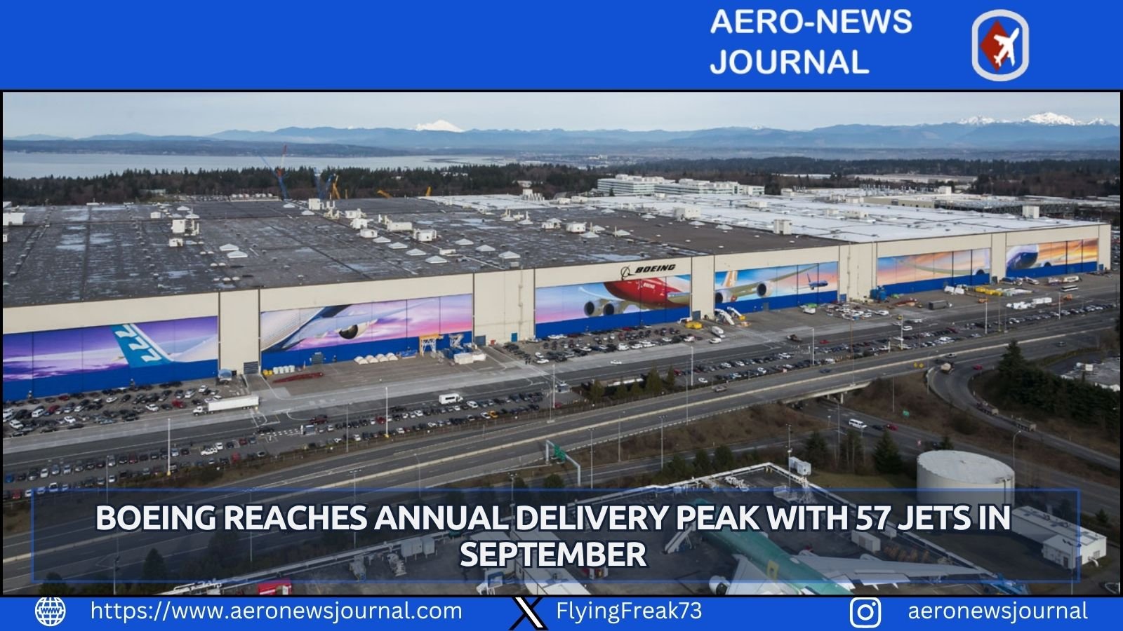 Boeing delivers 57 jets in September, its 2026 high, fueled by 737 MAX ramp-up and strong orders including 100 from Turkish Airlines.