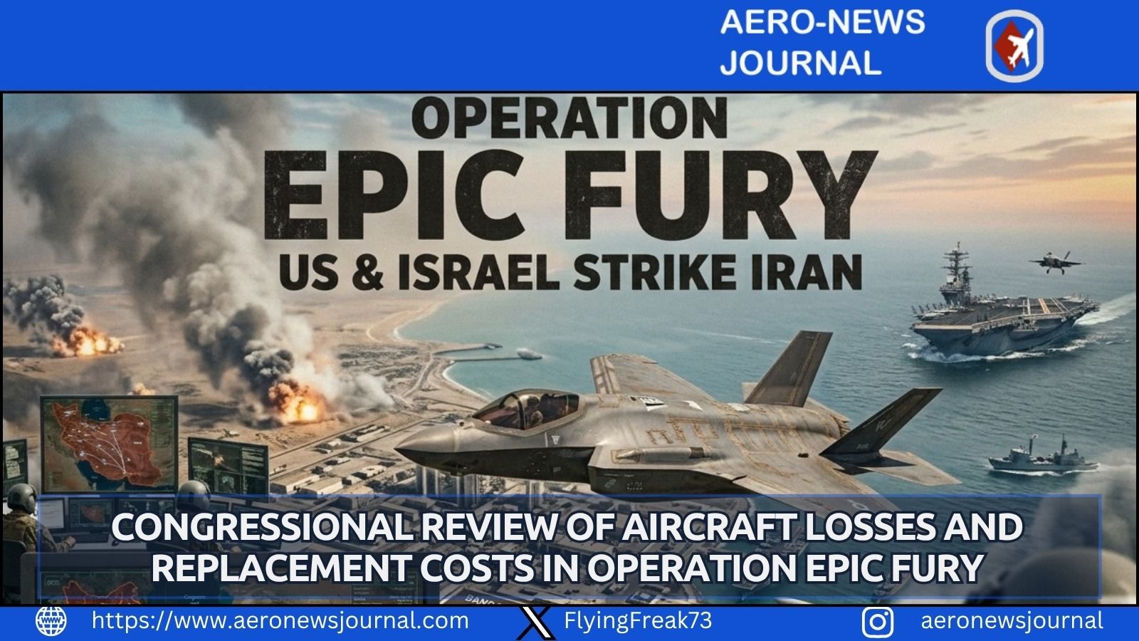The Congressional Research Service reviews 81 U.S. aircraft losses in Operation Epic Fury and replacement costs of $1.9 to $3.3 billion.