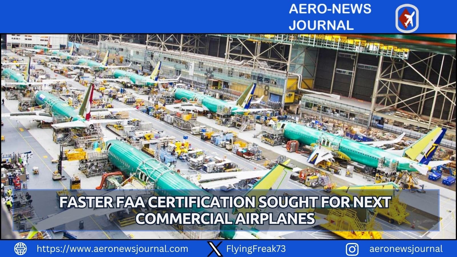 US pushes faster FAA certification for new commercial airplanes to counter China and revive aviation innovation.