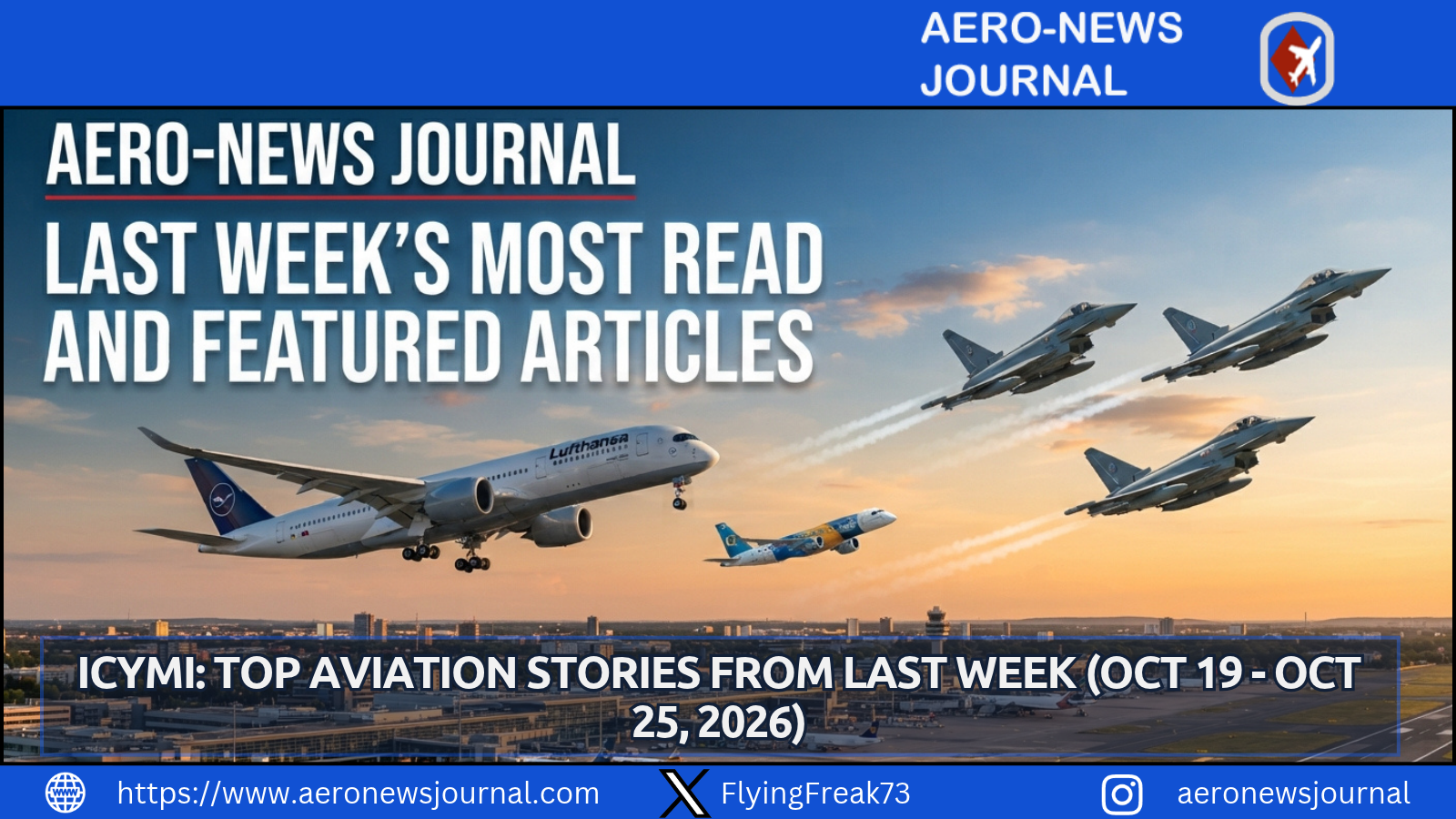 Most viewed aviation news roundup of last week.