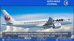 Japan Airlines Advances Regional Fleet Renewal with Embraer E190-E2 Order for J-Air