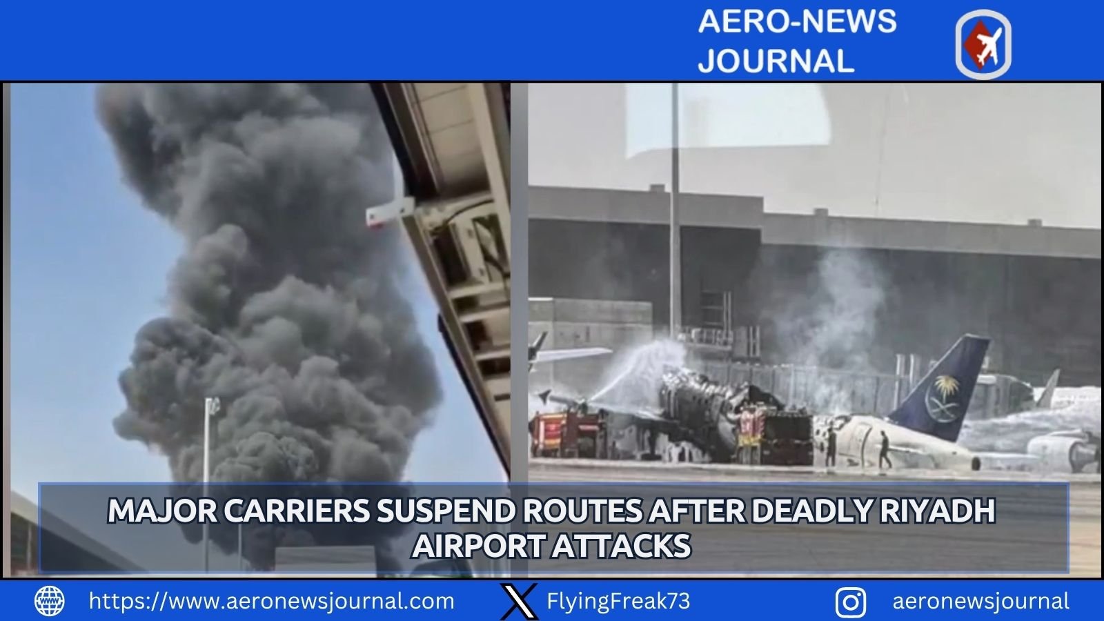 Airlines cancel flights to Saudi Arabia after Houthi attacks close Riyadh’s King Khalid Airport until Oct 17, disrupting travel across the region.