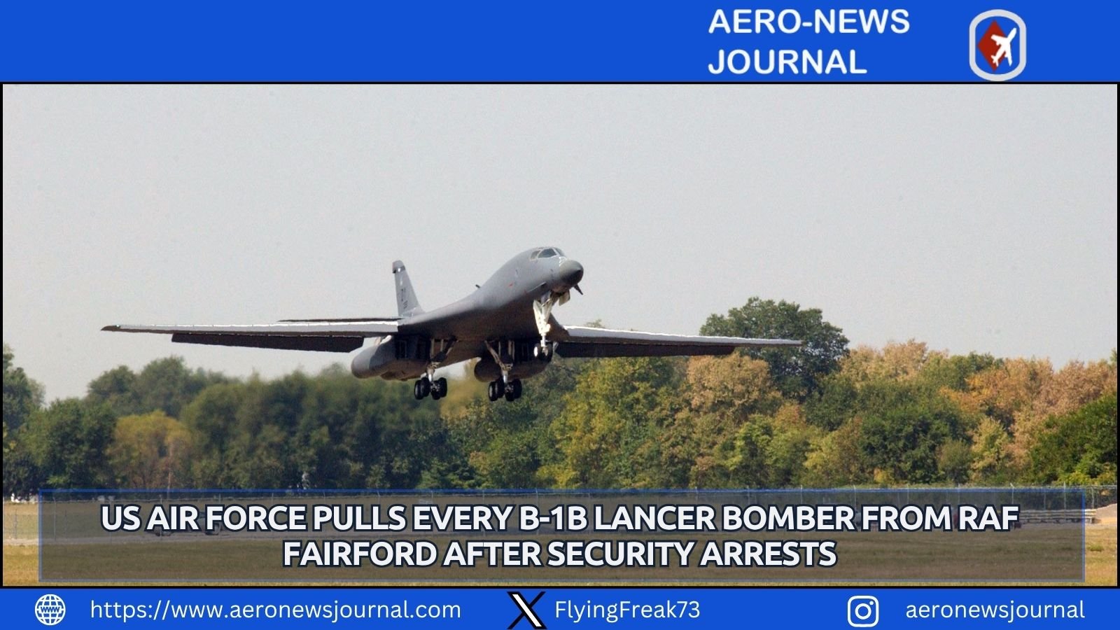 The US Air Force has withdrawn all B-1B Lancer bombers from RAF Fairford after arrests tied to a suspected plot near the UK base.The US Air Force has withdrawn all B-1B Lancer bombers from RAF Fairford after arrests tied to a suspected plot near the UK base.