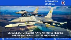 Ukraine Outlines 2035 NATO Air Force Rebuild Preferring Block 70 F-16s and Gripens