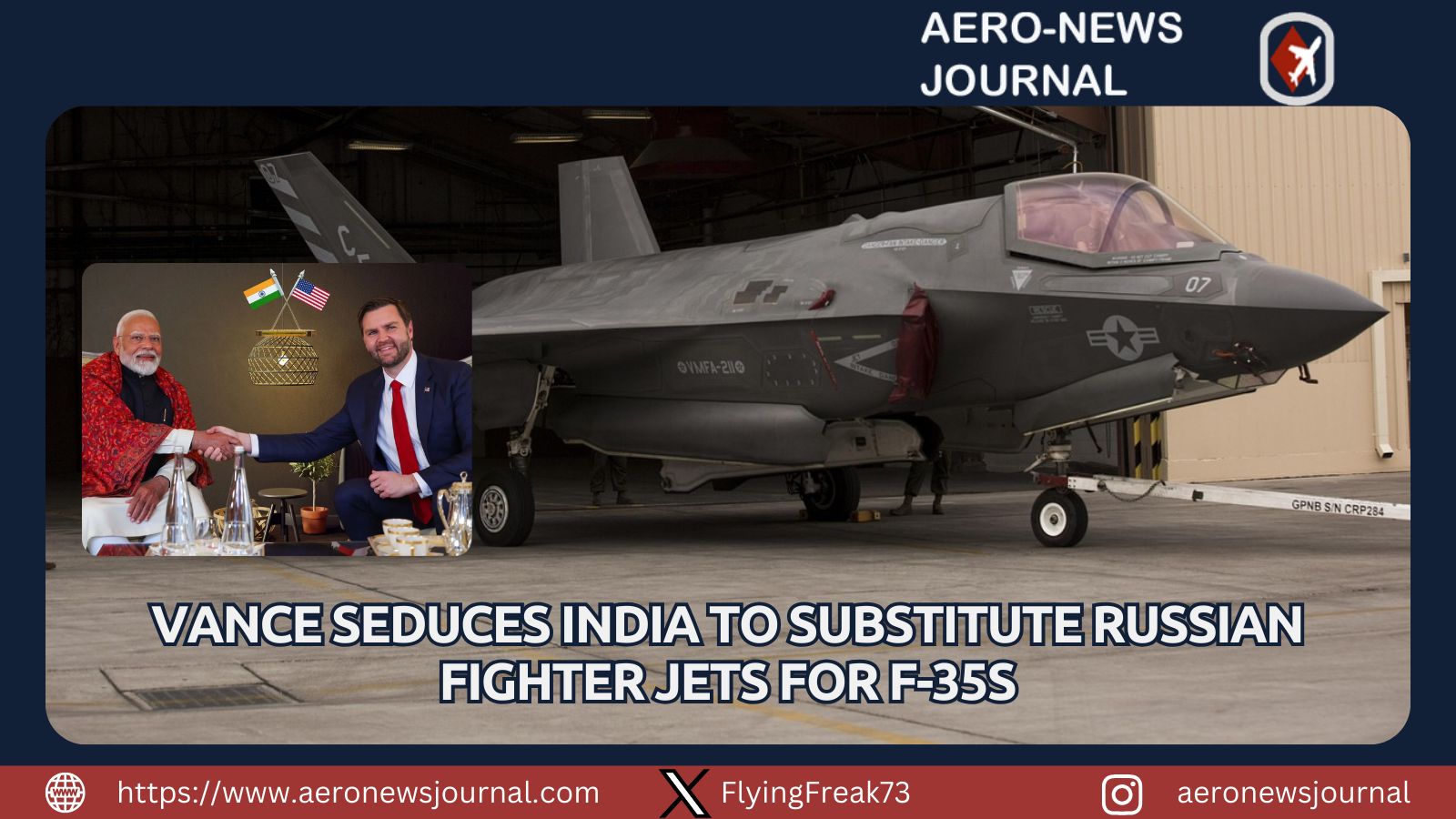 VACE_SEDUCES_INDIA_TO_SUBSTITUTE_RUSSIAN_FIGHTER_JETS_FOR_F35